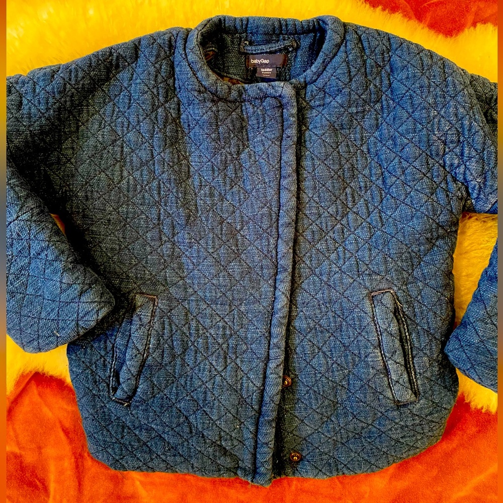 Gap Kids Quilted Denim Jacket
